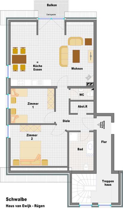 Ferienhaus, Am Suessling 15, Apartment Glowe